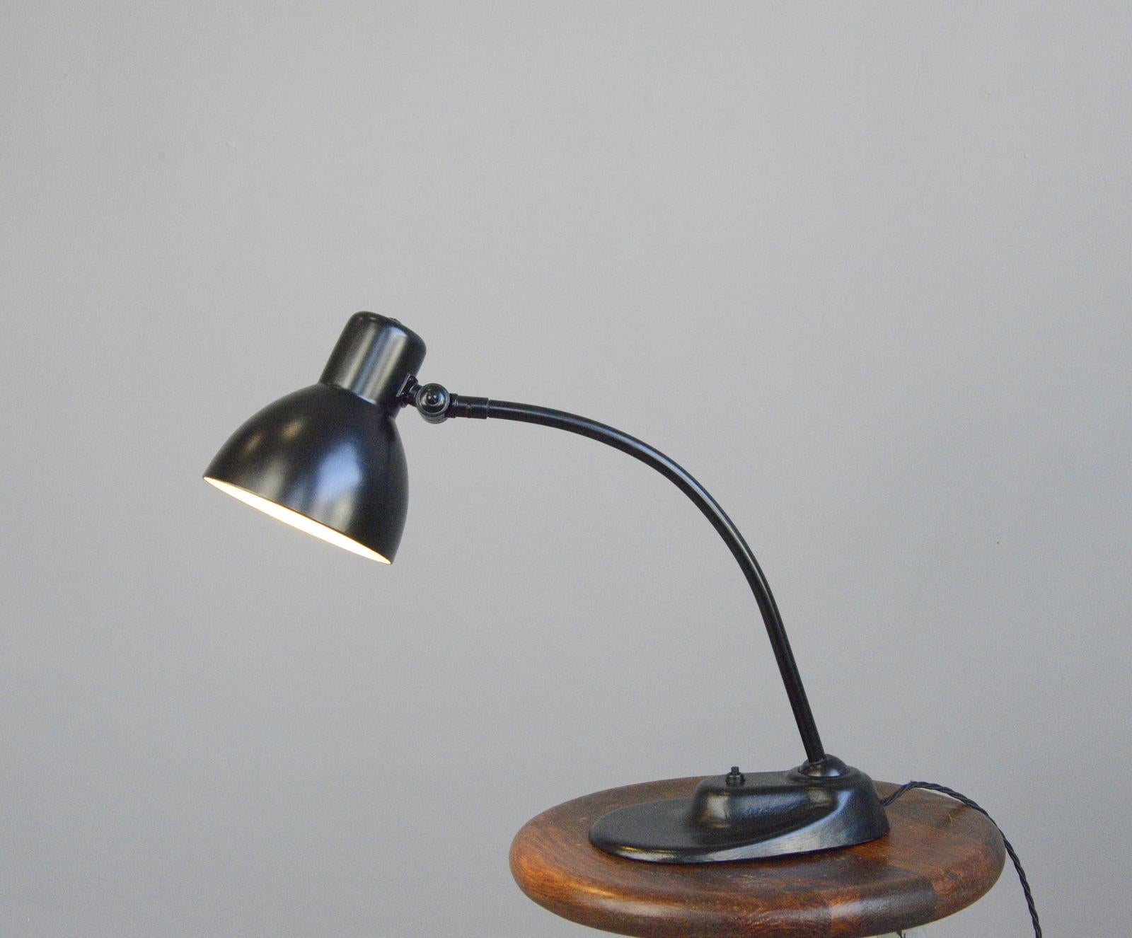Kandem Model 1087 DRG Table Lamp, circa 1930s In Good Condition In Gloucester, GB
