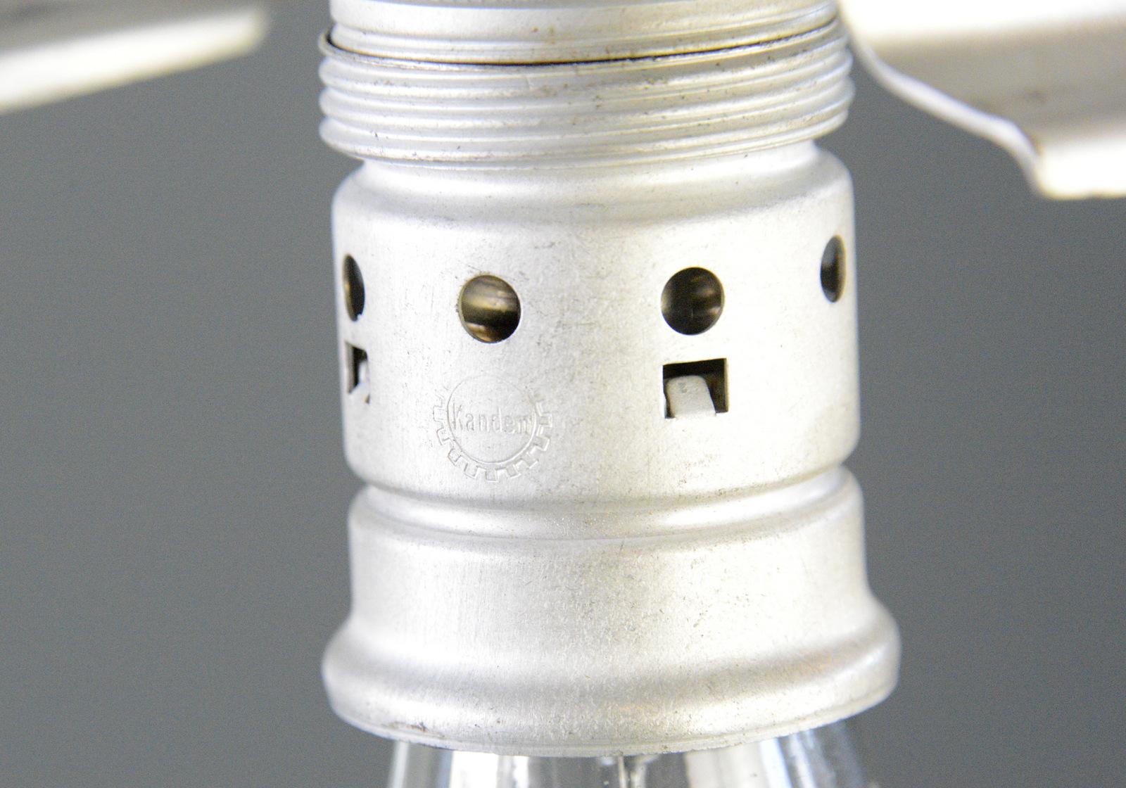 Kandem Modell 468 Pendelleuchten CIRCA 1930er Jahre im Angebot 3
