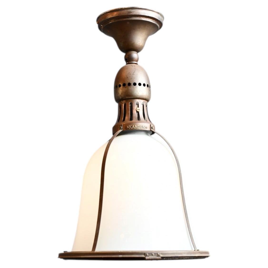 Lampada a sospensione Kandem Model 502 circa 1920
