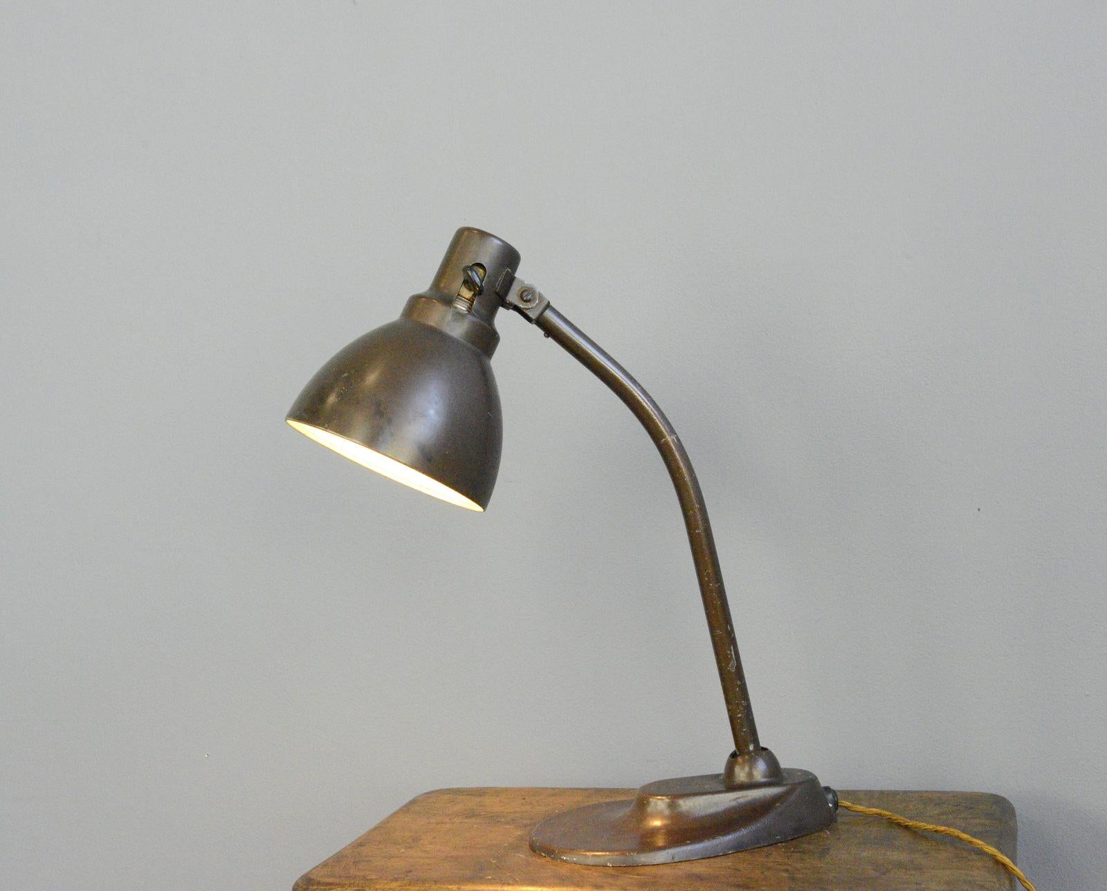 German Kandem Model 701 Table Lamp, circa 1920s