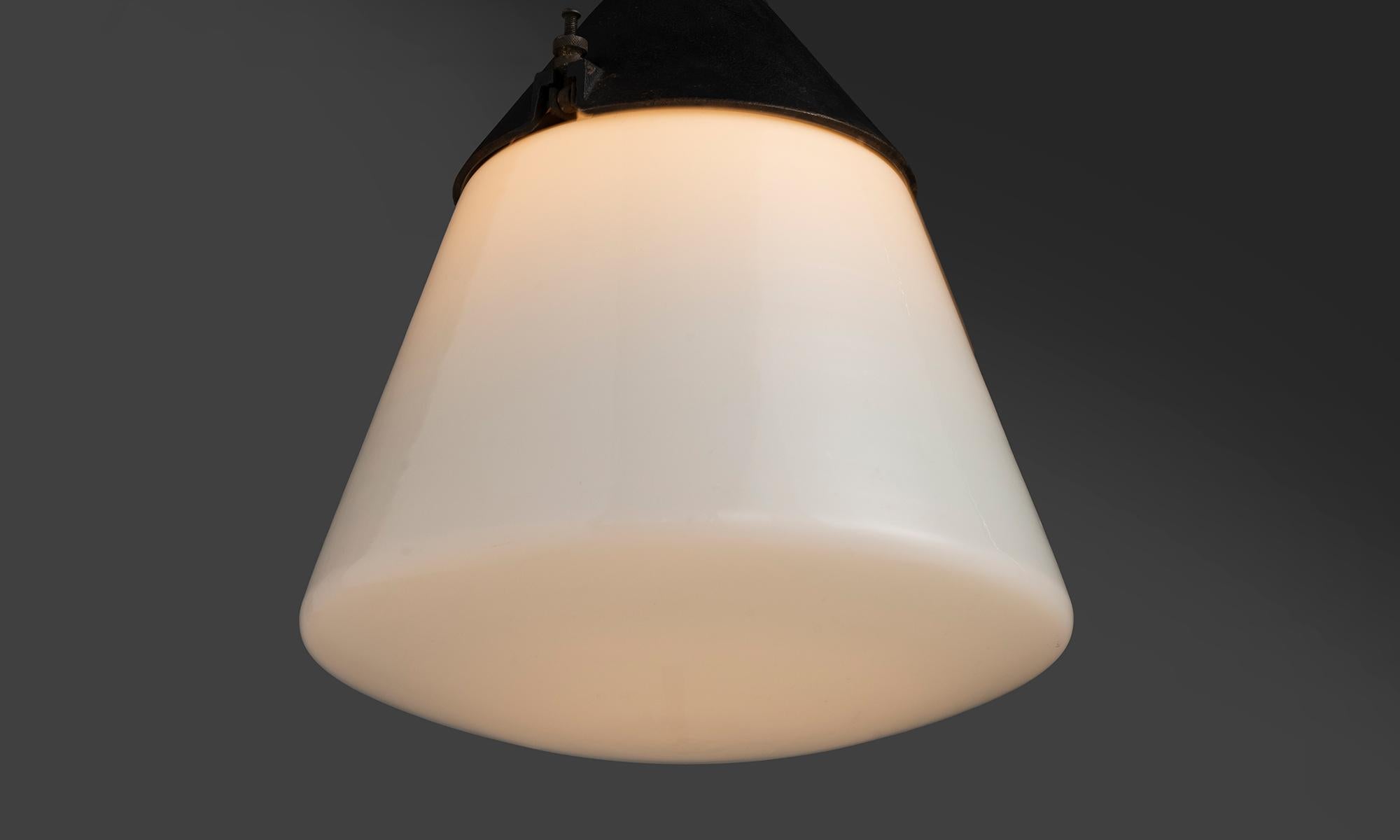 Kandem Opaline with Cast Iron Gallery, Germany circa 1930 For Sale 1