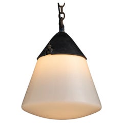 Kandem Opaline with Cast Iron Gallery, Germany circa 1930