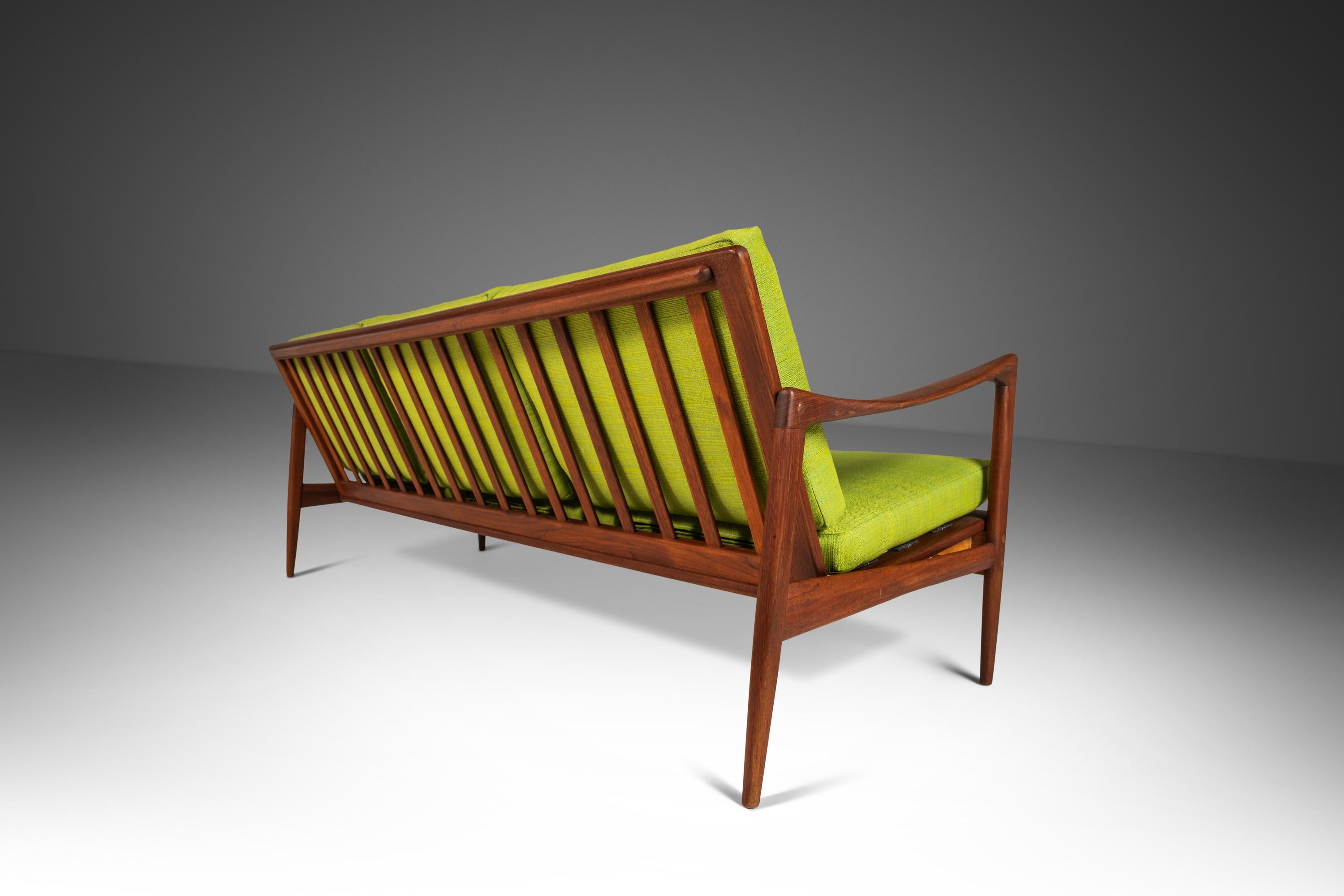 Kandidaten 3 Seat Sofa by Ib Kofod-Larsen for Olof Persons 'OPE', Sweden, 1960s For Sale 3