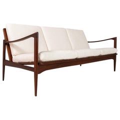 Kandidaten Three Seat Sofa in Knoll Bouclé by Ib Kofod-Larsen for Olof Person