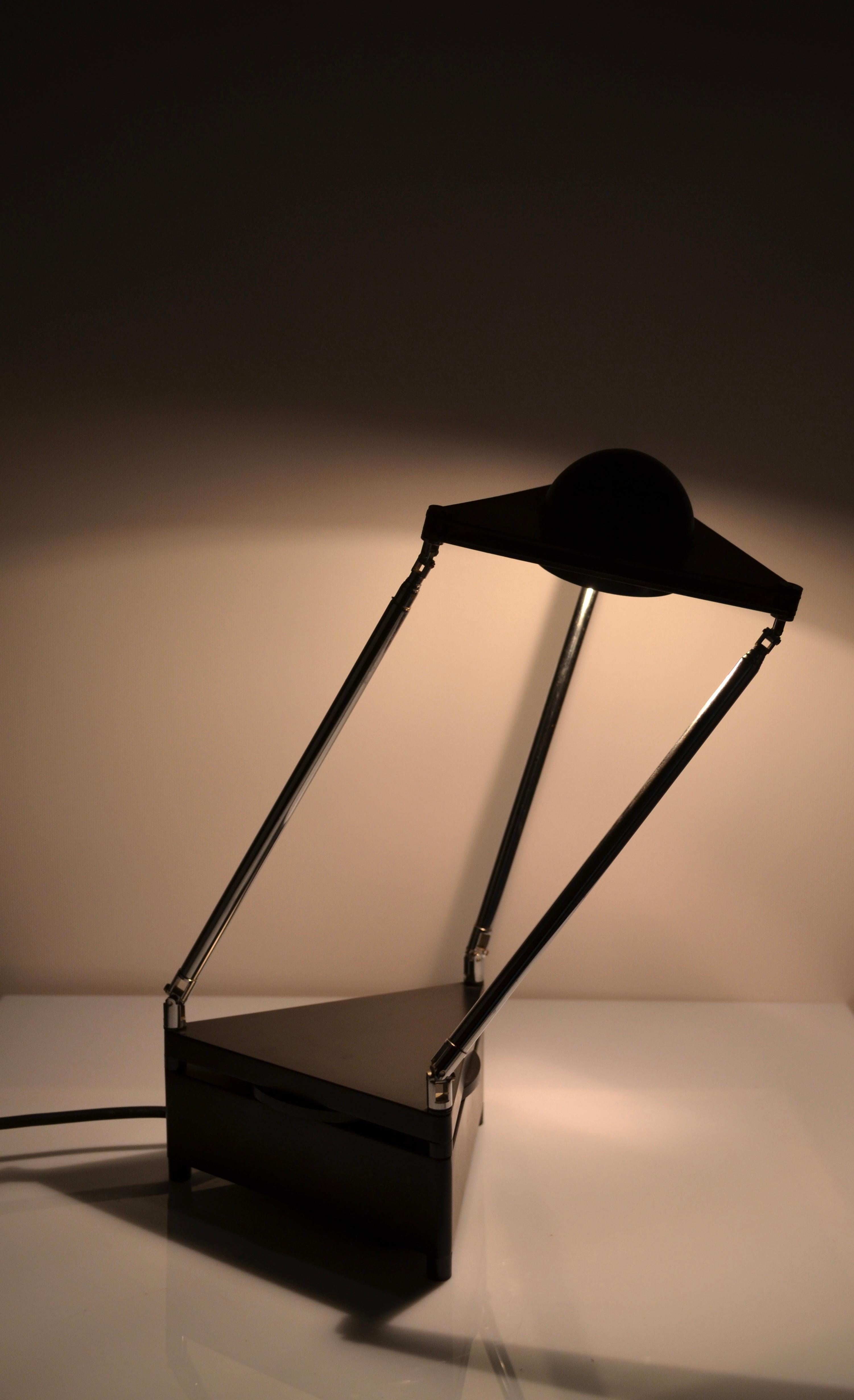 Plastic Kandido Lamp by Ferdinand Alexander Porsche for Luci, Italy, 1980s For Sale