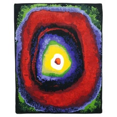 Alfombra Kandinsky 1 Pintorescas Pinceladas Alfombra Rectangular Contemporánea Tamaño Grande