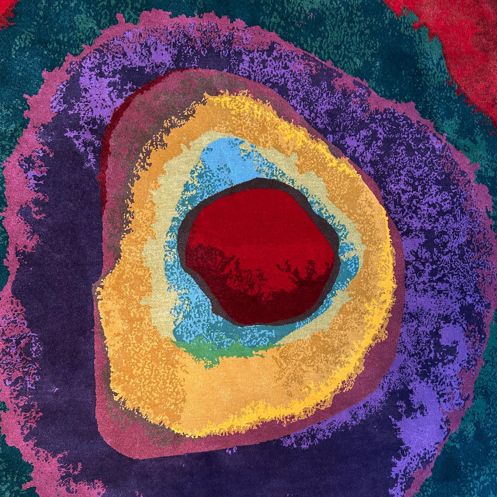 Kandinsky 3 Abstrakte Malerei Kunst Rechteck Teppiche Großformat im Zustand „Neu“ im Angebot in London, GB