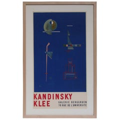 Vintage Kandinsky/Klee Exhibition Poster Bauhaus-Era
