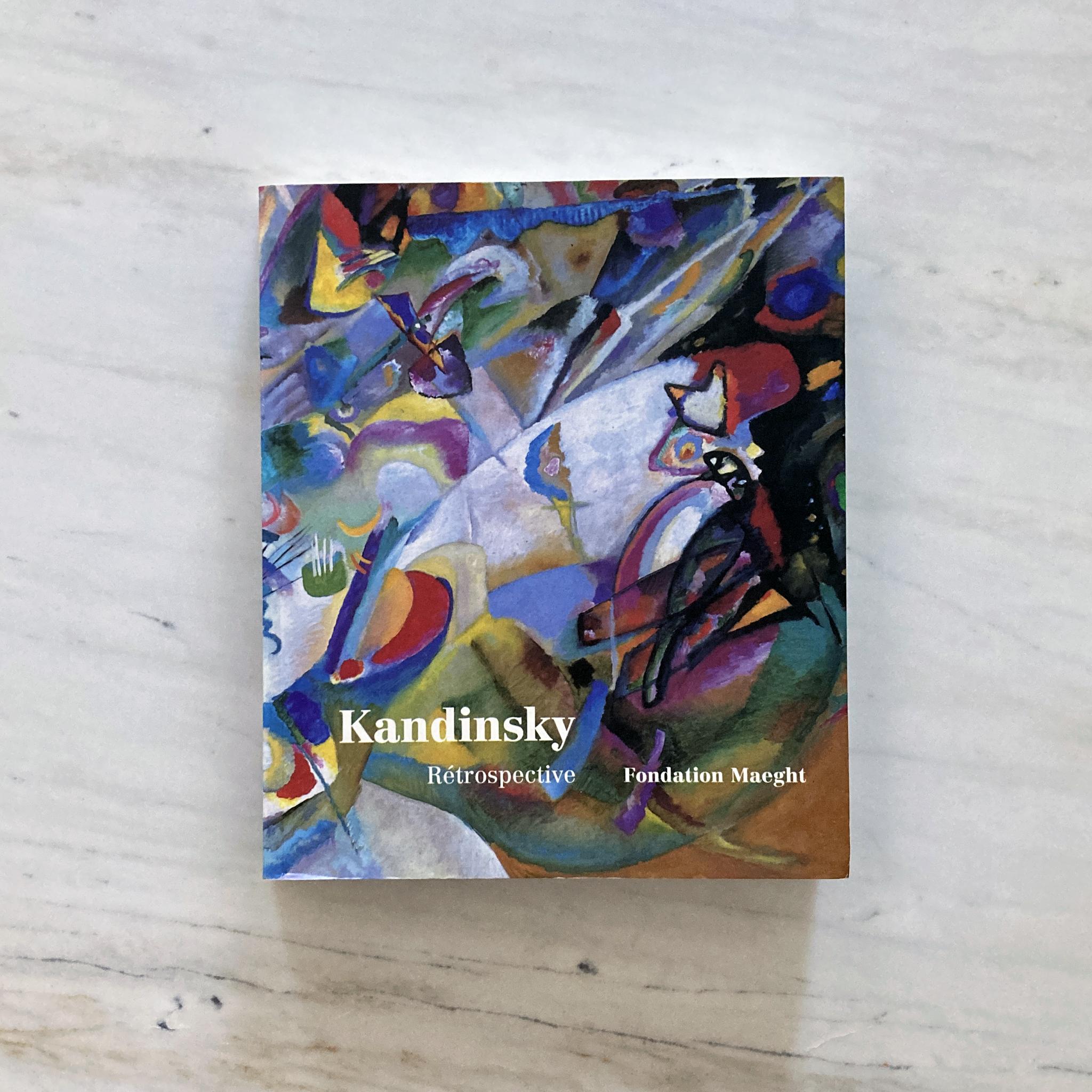 Exhibition book from the Kandinsky Rétrospective in 2001 at Fondation Maeght in Saint-Paul de Vence, France. An engaging and interesting coffee table book, makes a great gift to an art lover. All text is in French.

La Fondation Maeght was opened on
