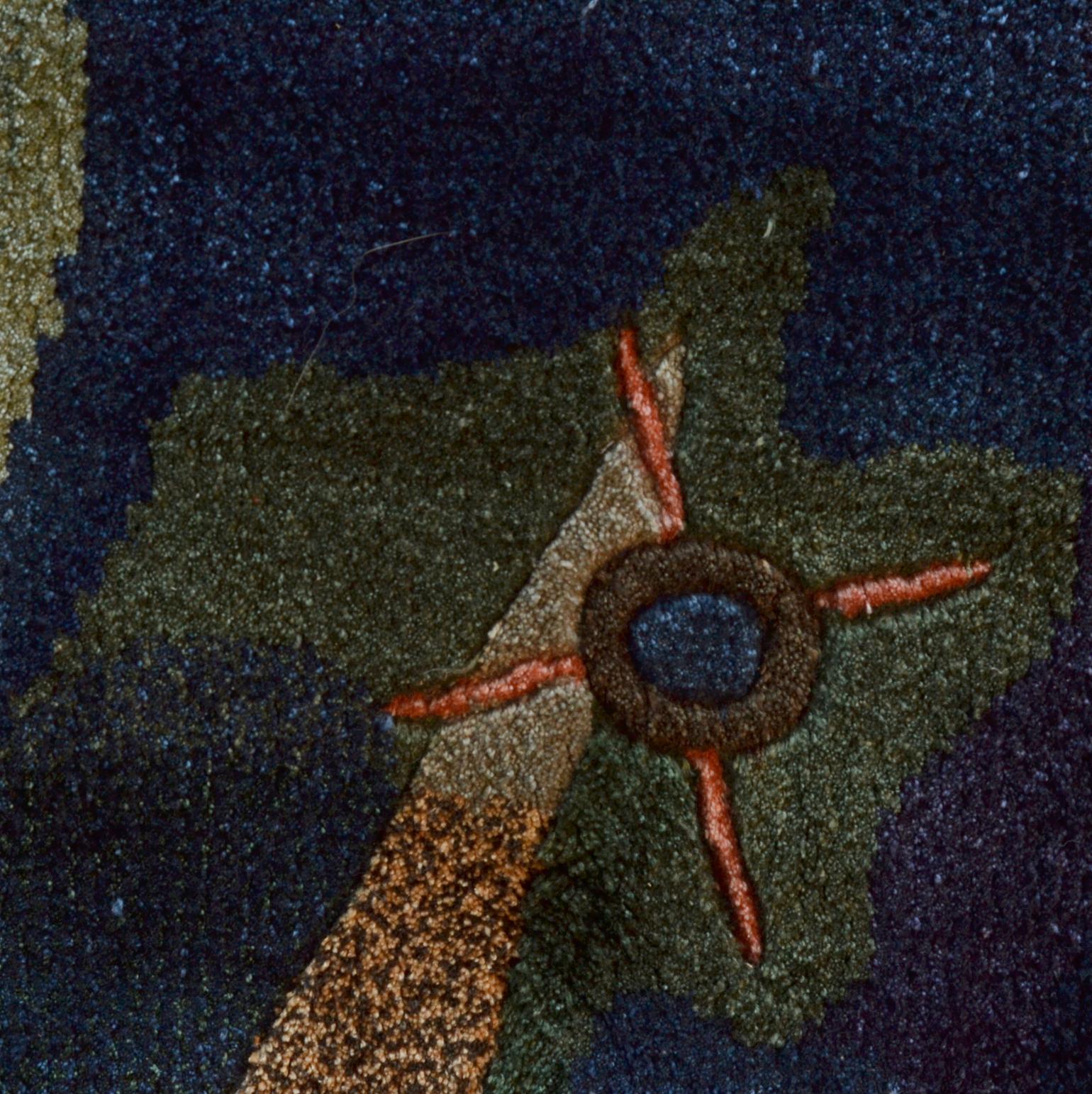Tapisserie murale tissée en soie Kandinsky par Carpet Weavers Accociation 10