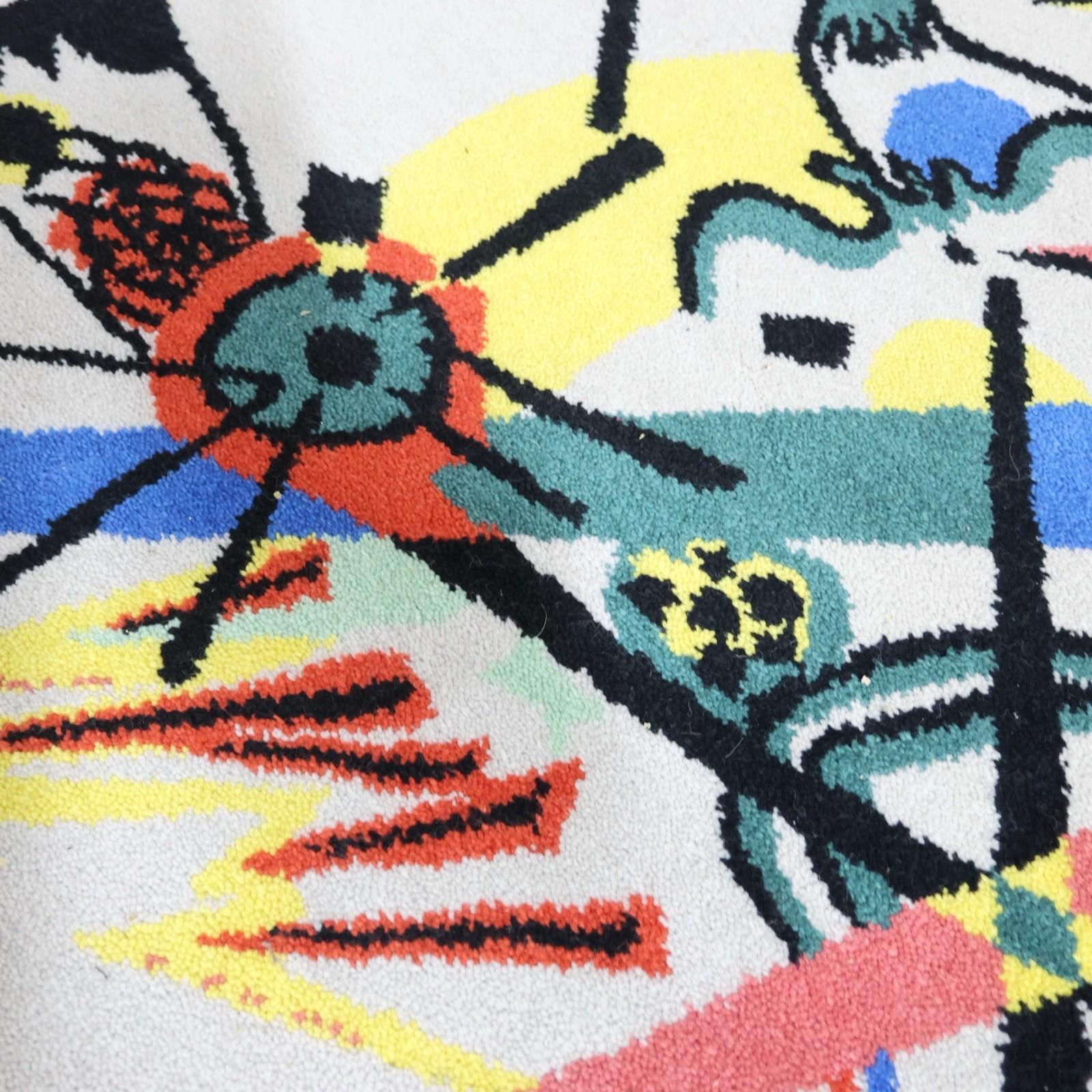 Wassily Kandinsky Denmark EGE Art Line Tappeto Design anni '80 in vendita 3