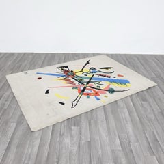 Kandinsky Wassily Denmark Ege Art Line Tappeto Design 1980’s
