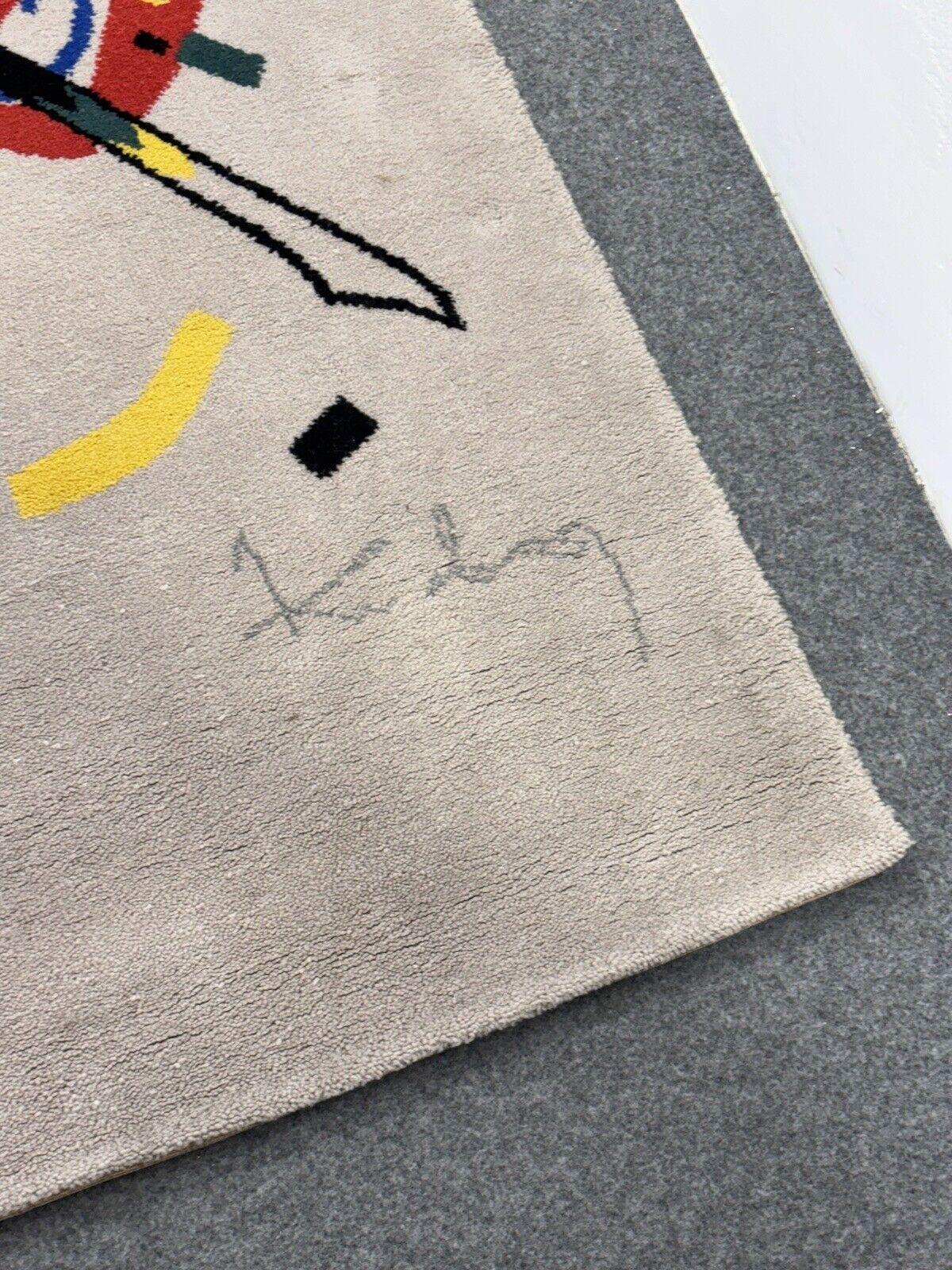 Danish Wassily Kandinsky Denmark EGE Art Line Tappeto Design anni '80 in vendita