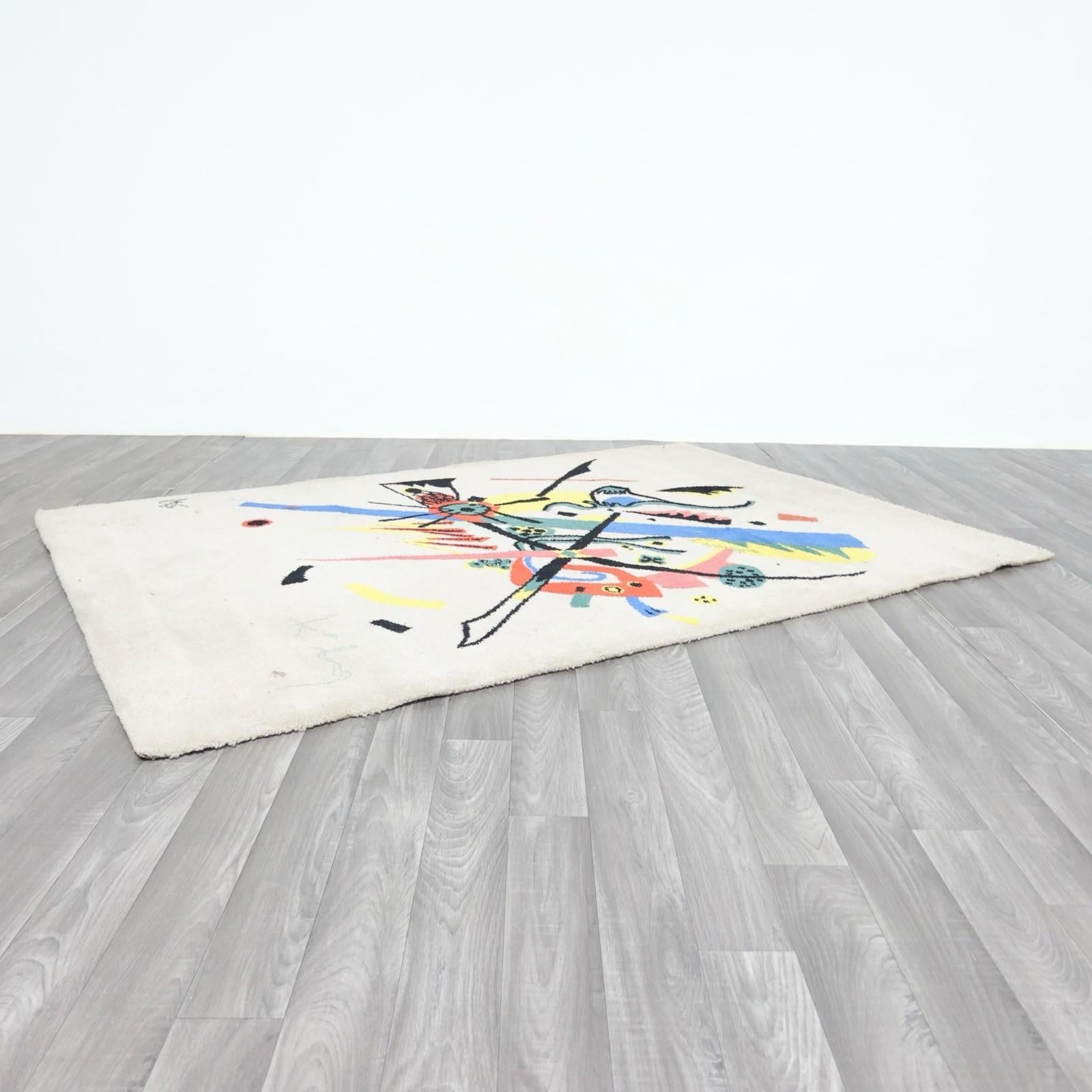 Danese Wassily Kandinsky Denmark EGE Art Line Tappeto Design anni '80 in vendita