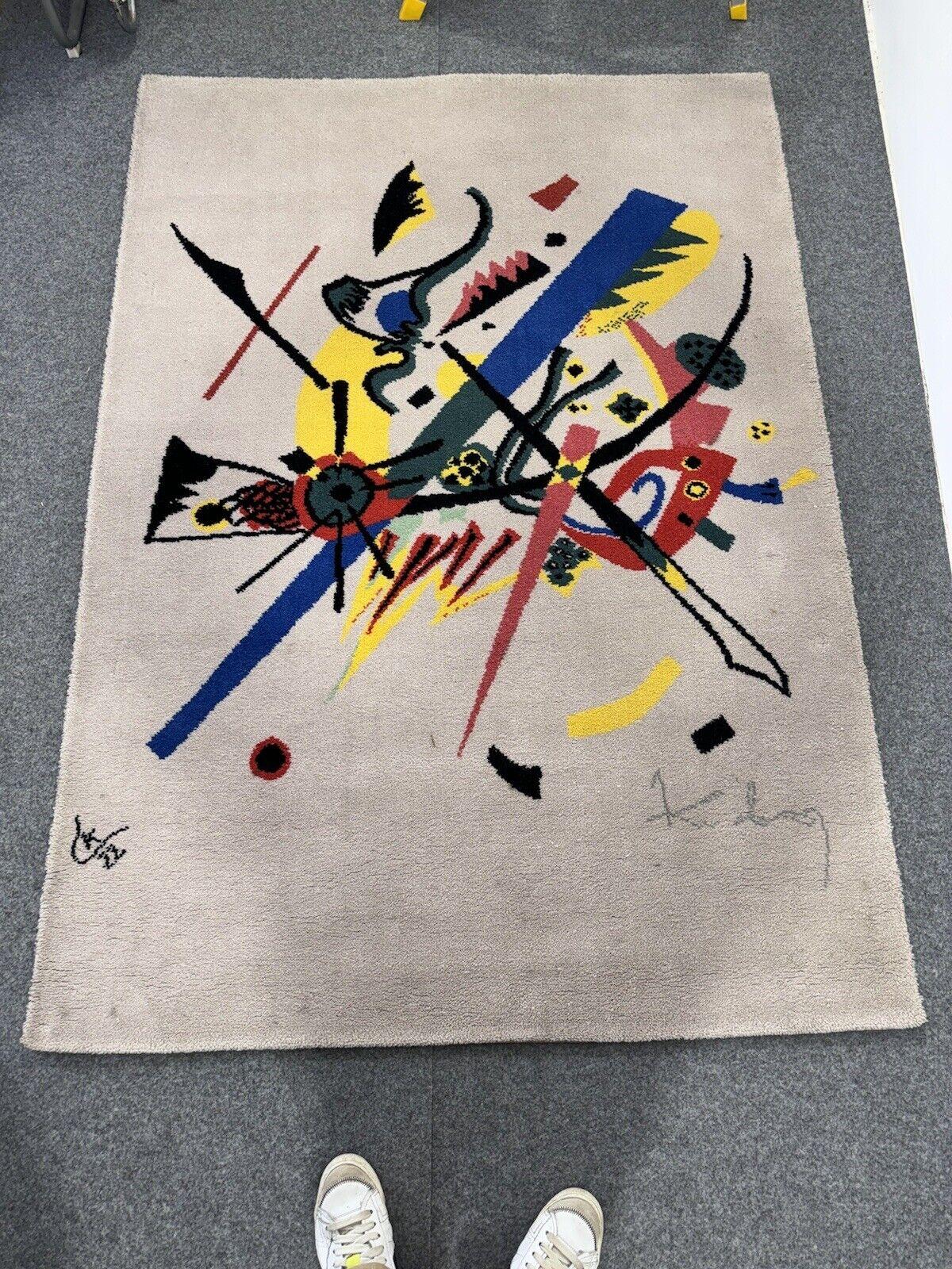 Wassily Kandinsky Denmark EGE Art Line Tappeto Design anni '80 In condizioni ottime in vendita a Taranto, IT