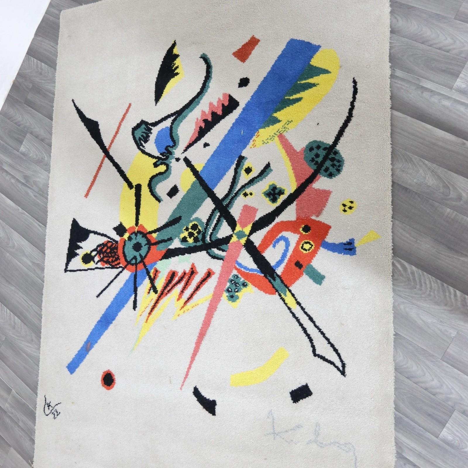 Lana Wassily Kandinsky Denmark EGE Art Line Tappeto Design anni '80 in vendita