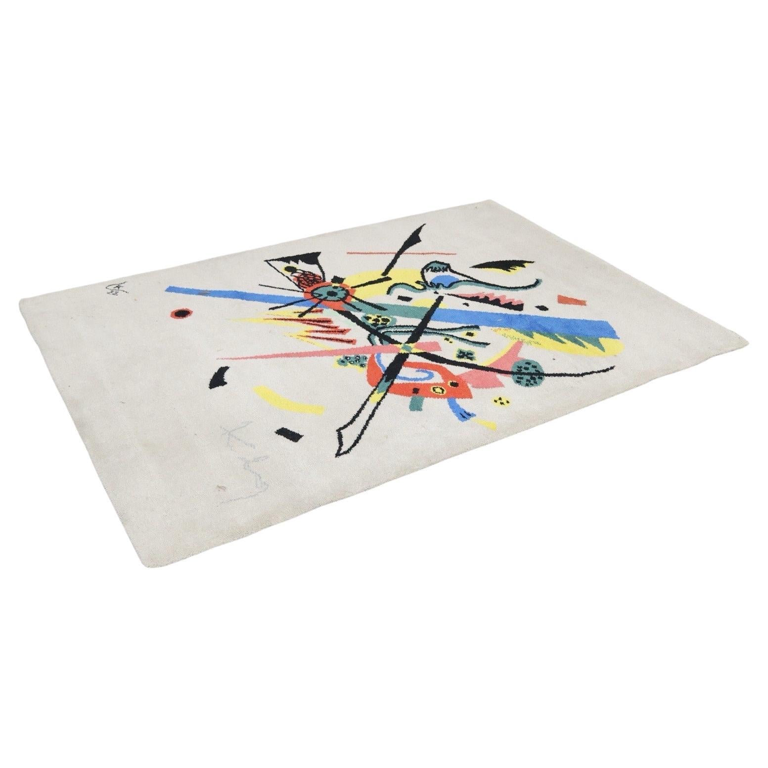 Wassily Kandinsky Denmark EGE Art Line Tappeto Design anni 
80 in vendita