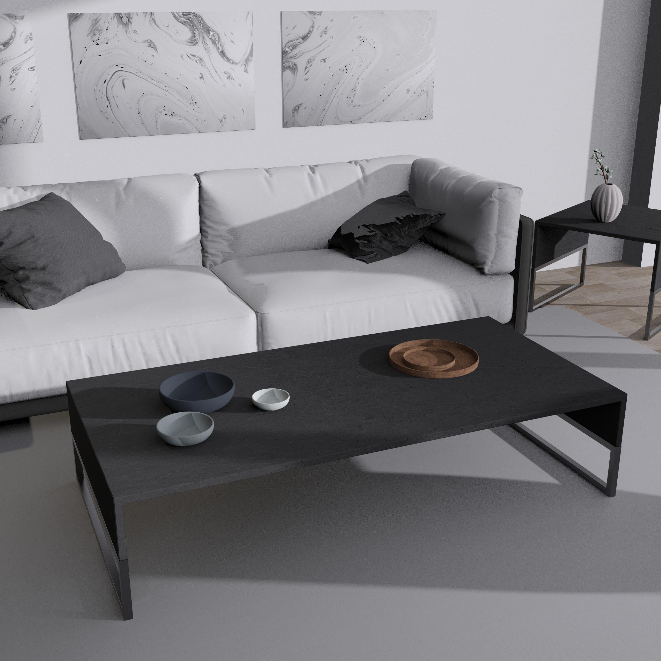 Contemporary Kane Bespoke Marble Coffee Table Made To Measure Spain Designer Luxury Furniture For Sale