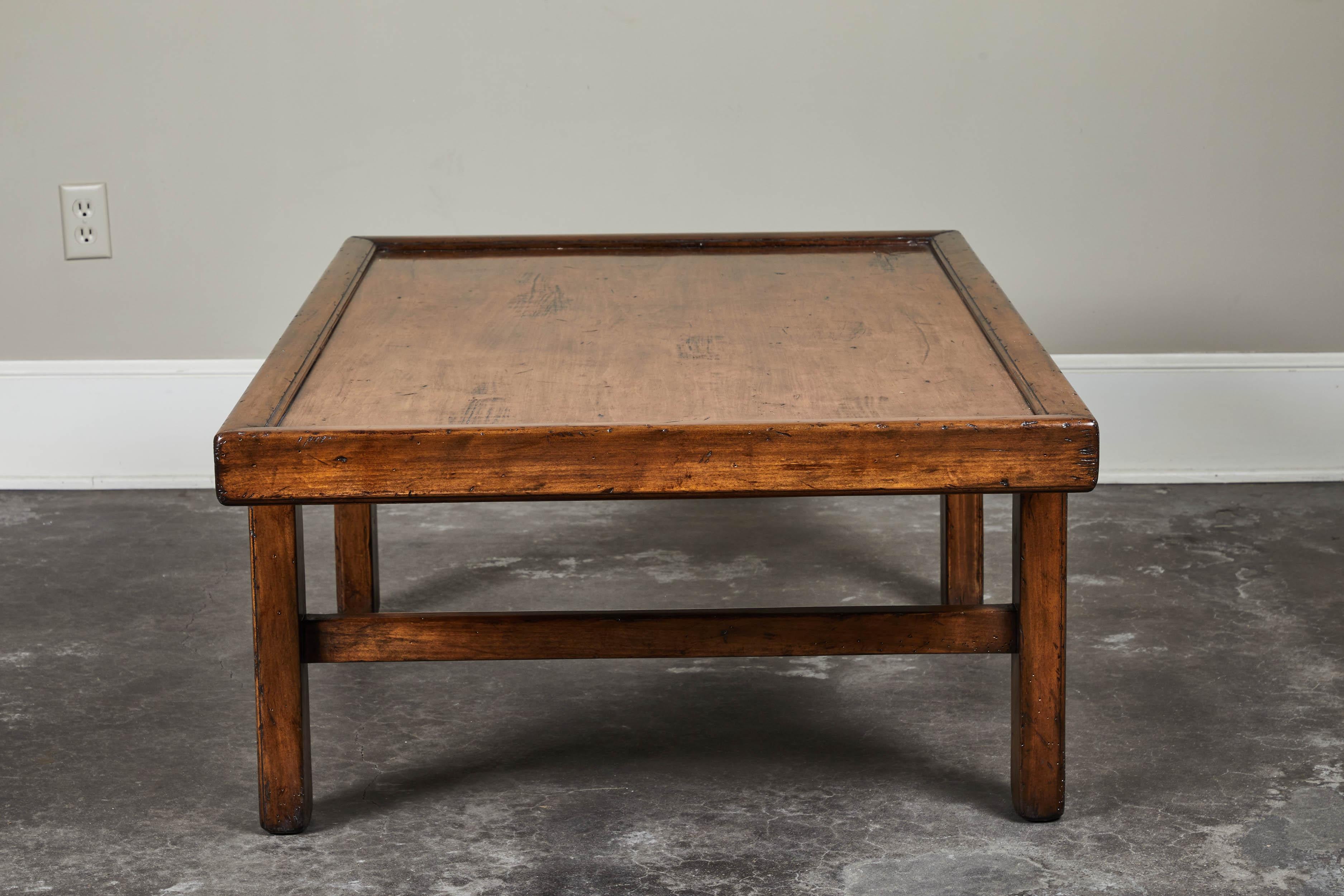 Wood 'Kang' Coffee Table, Susanne Hollis Collection For Sale