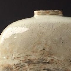 Buncheong Flat Bottle