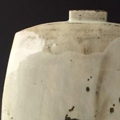 Buncheong Flat Bottle