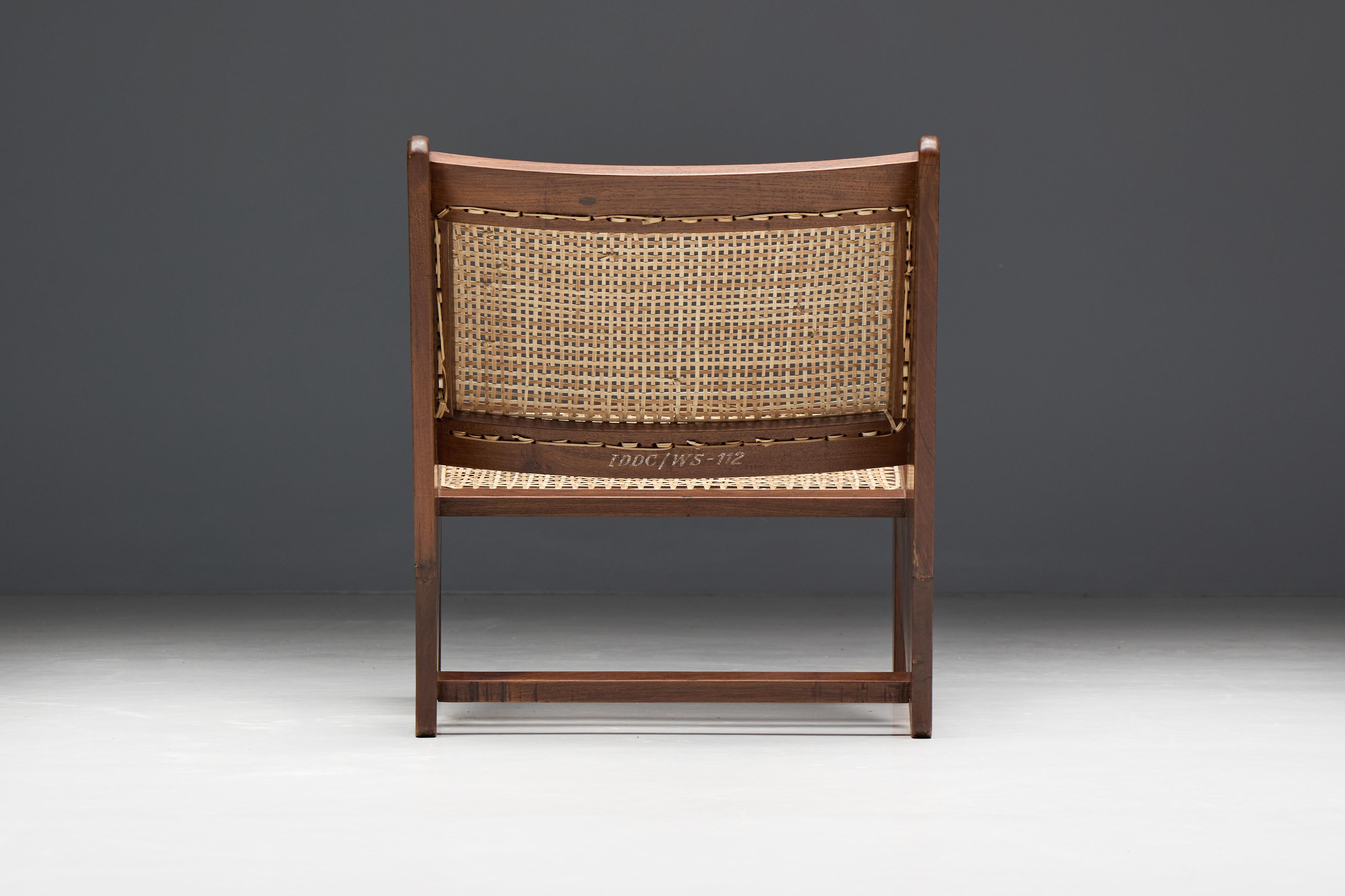 Kangaroo Chairs PJ-SI-59 by Pierre Jeanneret, Chandigarh, 1955 en venta 10