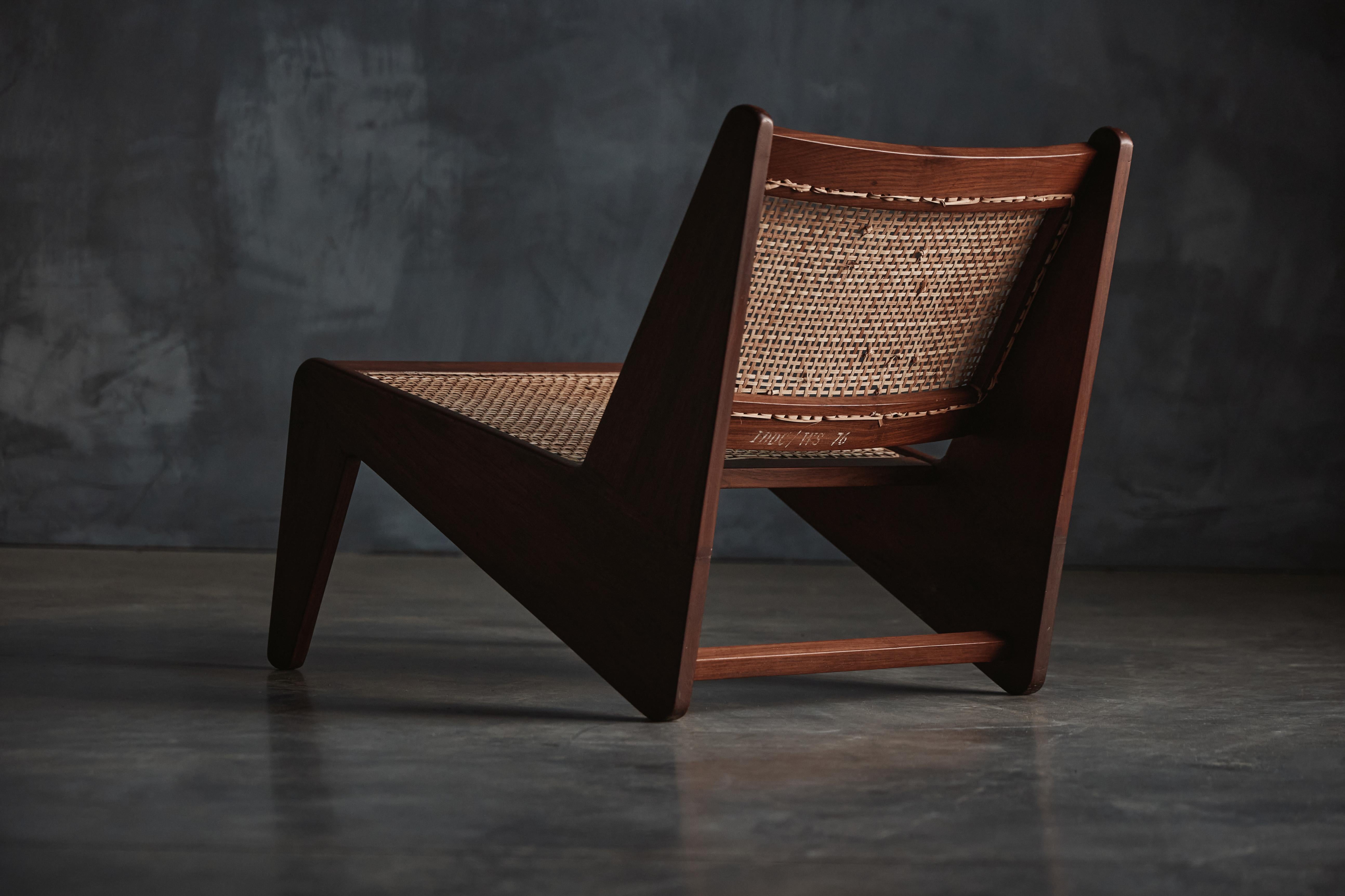 Kangaroo Chairs PJ-SI-59 by Pierre Jeanneret, Chandigarh, 1955 en venta 2