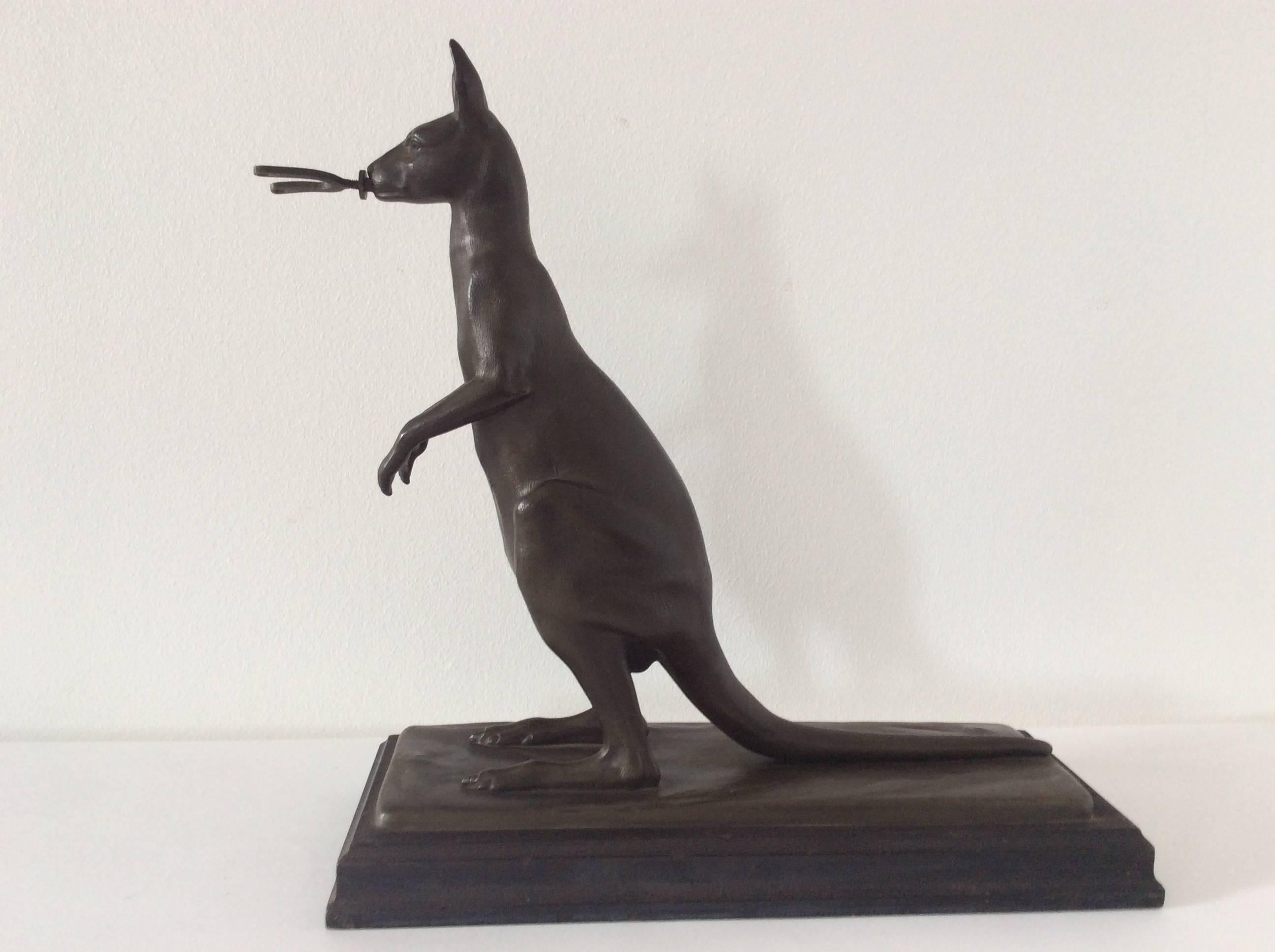 German Kangaroo Mystery Clock