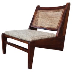 Kangourou Lounge Chair in the Style of Jeanneret, Chandigarh, India