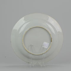 Kangxi Period Chinese Porcelain Kakiemon Plate Birds Magpies, 18 C