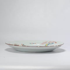 Kangxi Period Chinese Porcelain Kakiemon Plate Dutch Decorated, 18th C