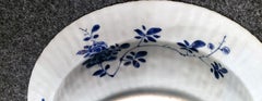Kangxi Period Chinese Underglaze Blue Moulded Basin, circa 1700-1710