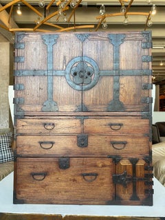 Kannon Biraki Isho Tansu Chests, Japan, 19th Century