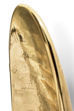 Kano Door Pull - Handcrafted Polished Brass - PullCast