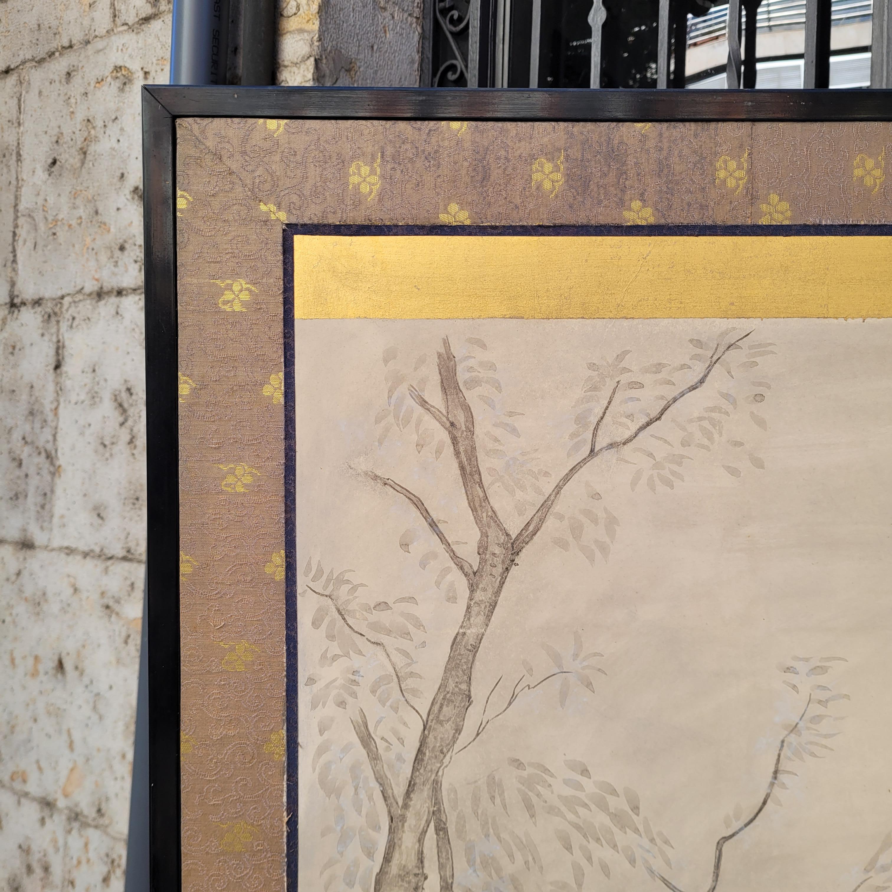 Kano-Schule Japan Byôbu-Bildschirm 