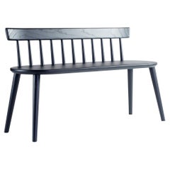Kanon Bench, Entryway Seating in Blackened Ash