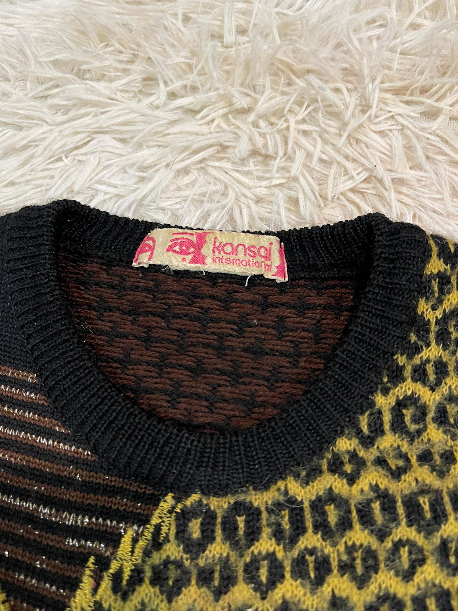 cheetah print sweater vest