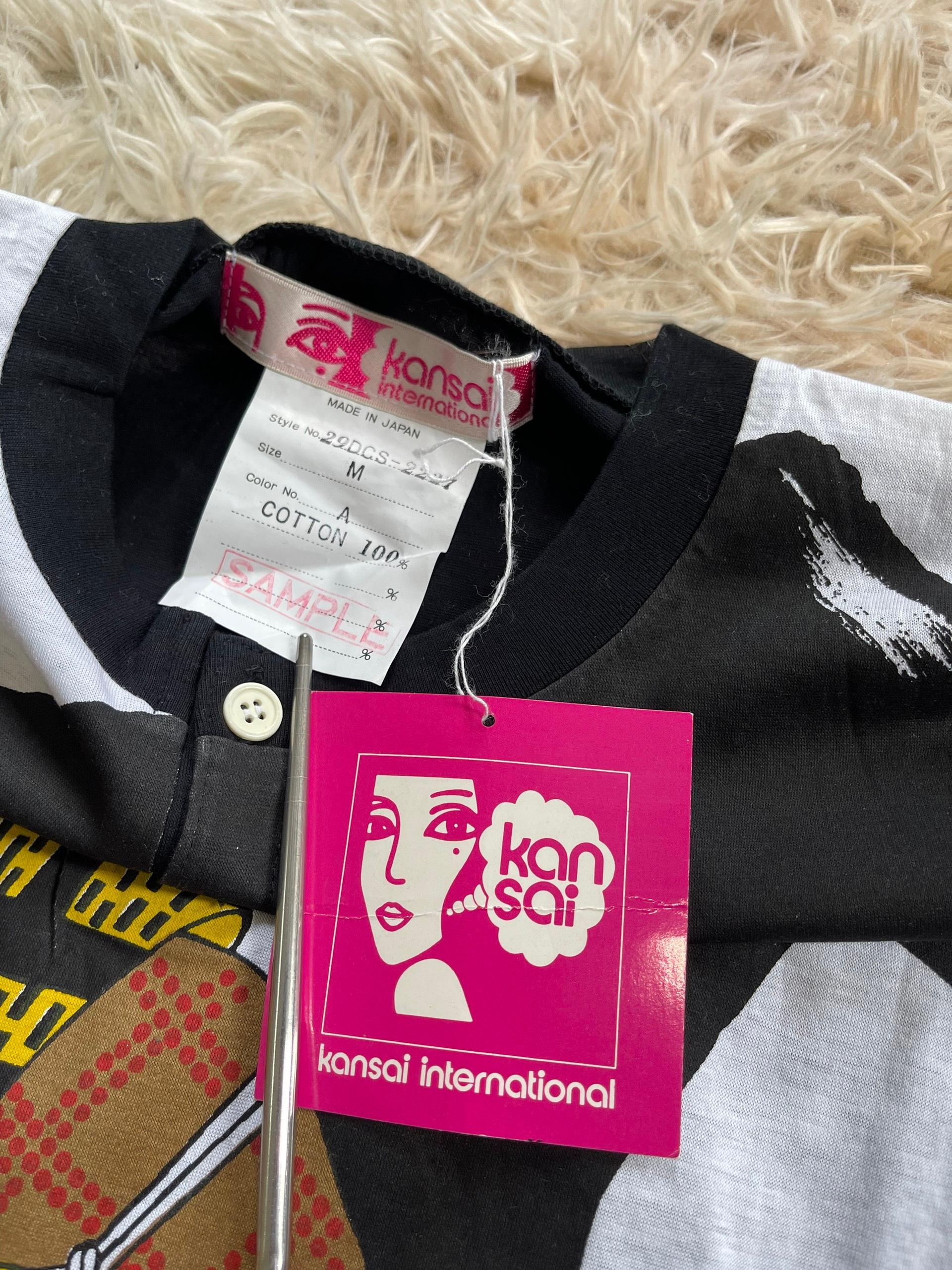 Women's or Men's Kansai Yamamoto 1980's SAMPLE Futuristic Visionaire Shirt For Sale