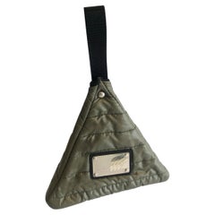 Kansai Yamamoto Bag - 1980s Vintage - Triangular Mini Bag + Wrist Strap
