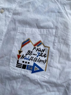 Kansai Yamamoto "Dart Through" Caravan Oversized Shirt, 1980's