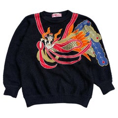 Kansai Yamamoto Nuwa Low-Gauge Sweater, 1980's
