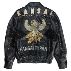Kansai Yamamoto - Veste en cuir Sheriff Phoenix, automne-hiver 1988.