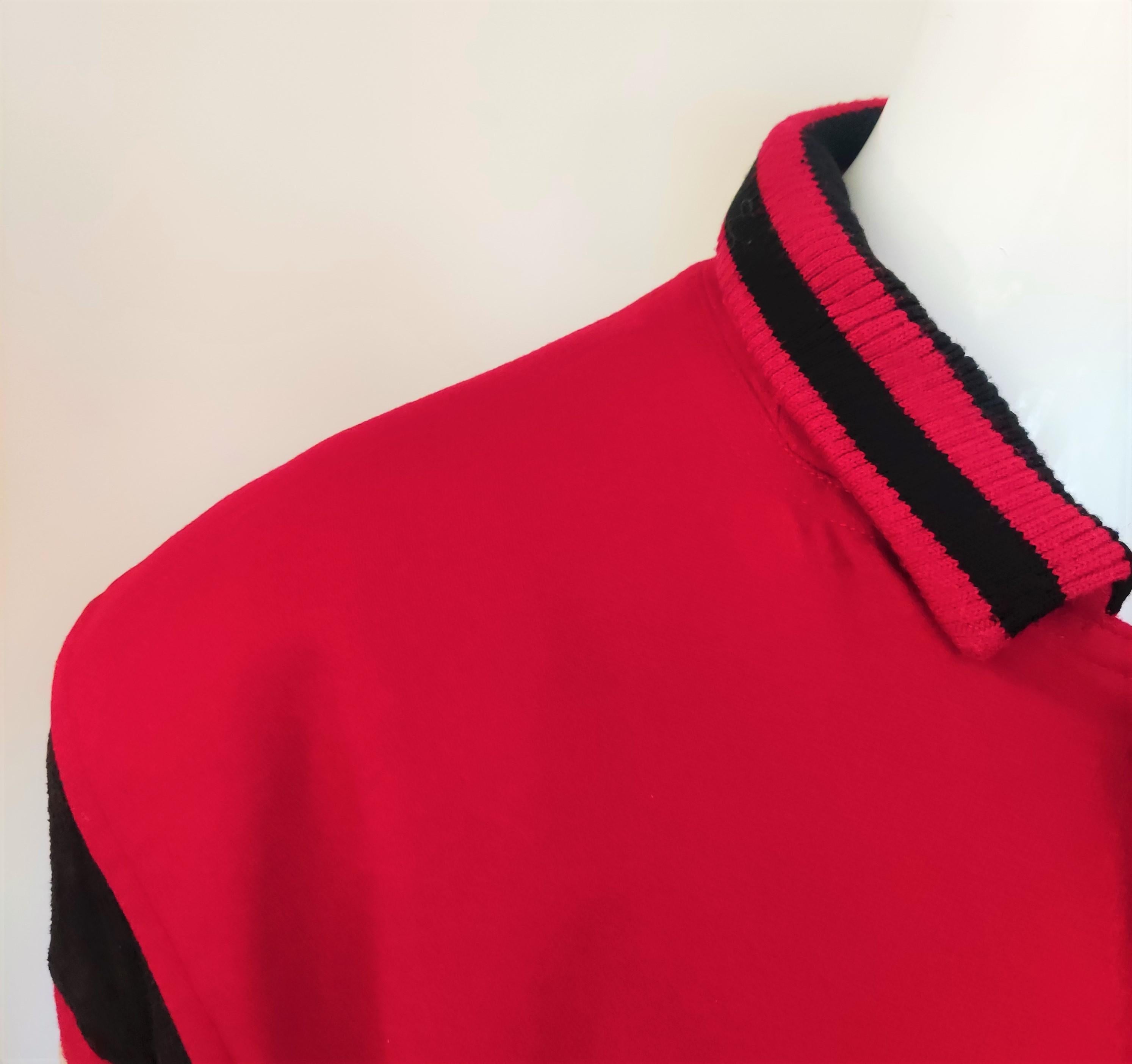 Kansai Yamamoto Reiterteam Japanische Vintage Patch Flagge Große rote Jacke Mantel im Angebot 2