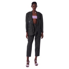 Kansai Yamamoto Retro 1980's Pinstripe Suit