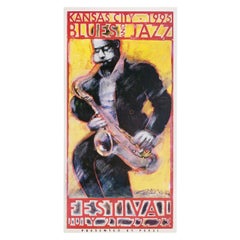 Affiche du festival de blues et de jazz de Kansas City 1995 (États-Unis)