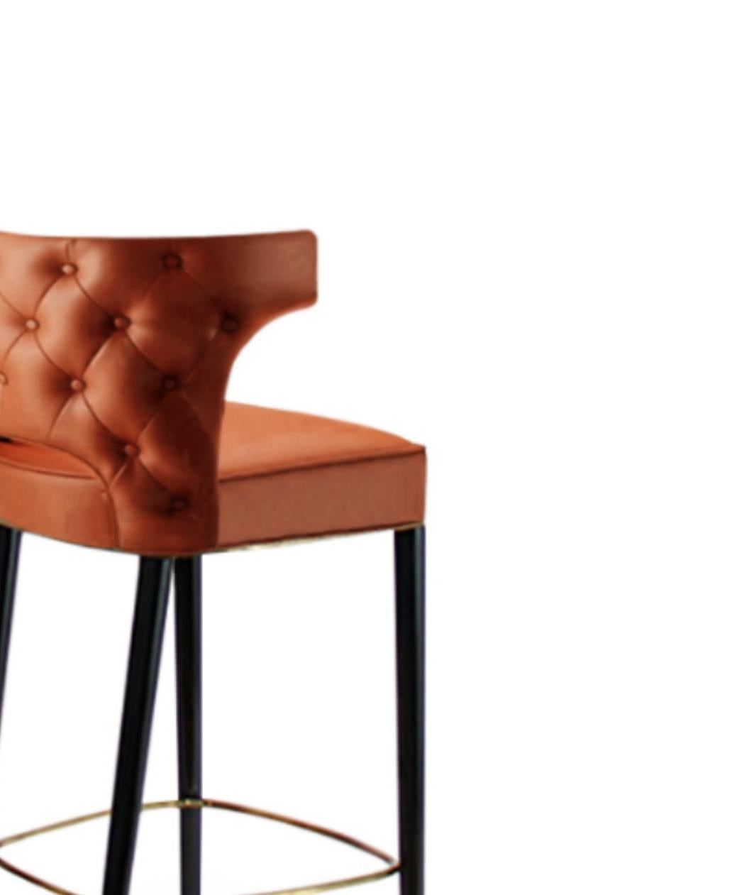 faux leather bar stools