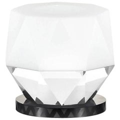 Kansas Crystal T-Light Holder, Handsculpted Contemporary Crystal