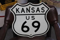 Kansas US Route 69 Highway Reflective Sign