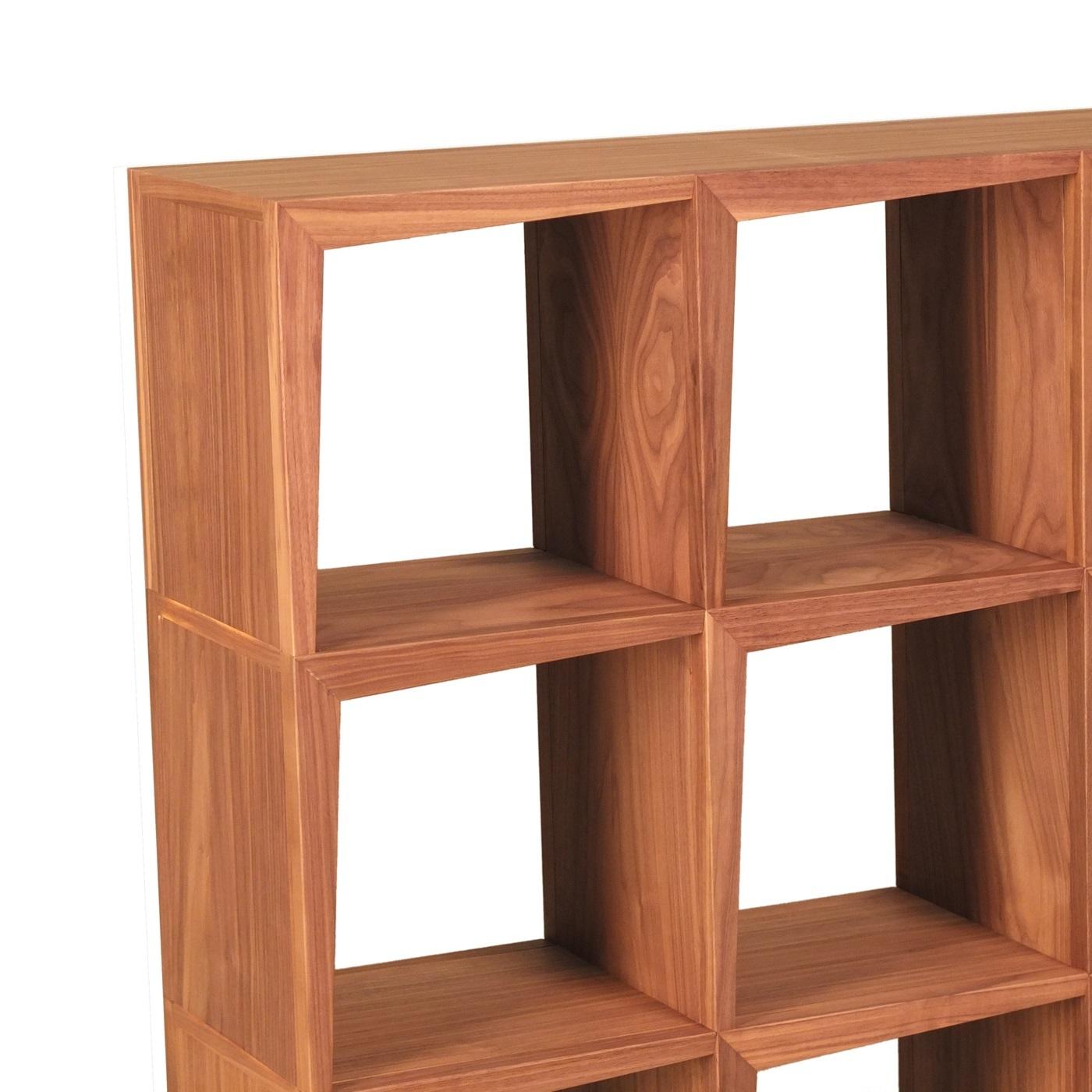 Walnut Kant Bookcase by Morelato For Sale