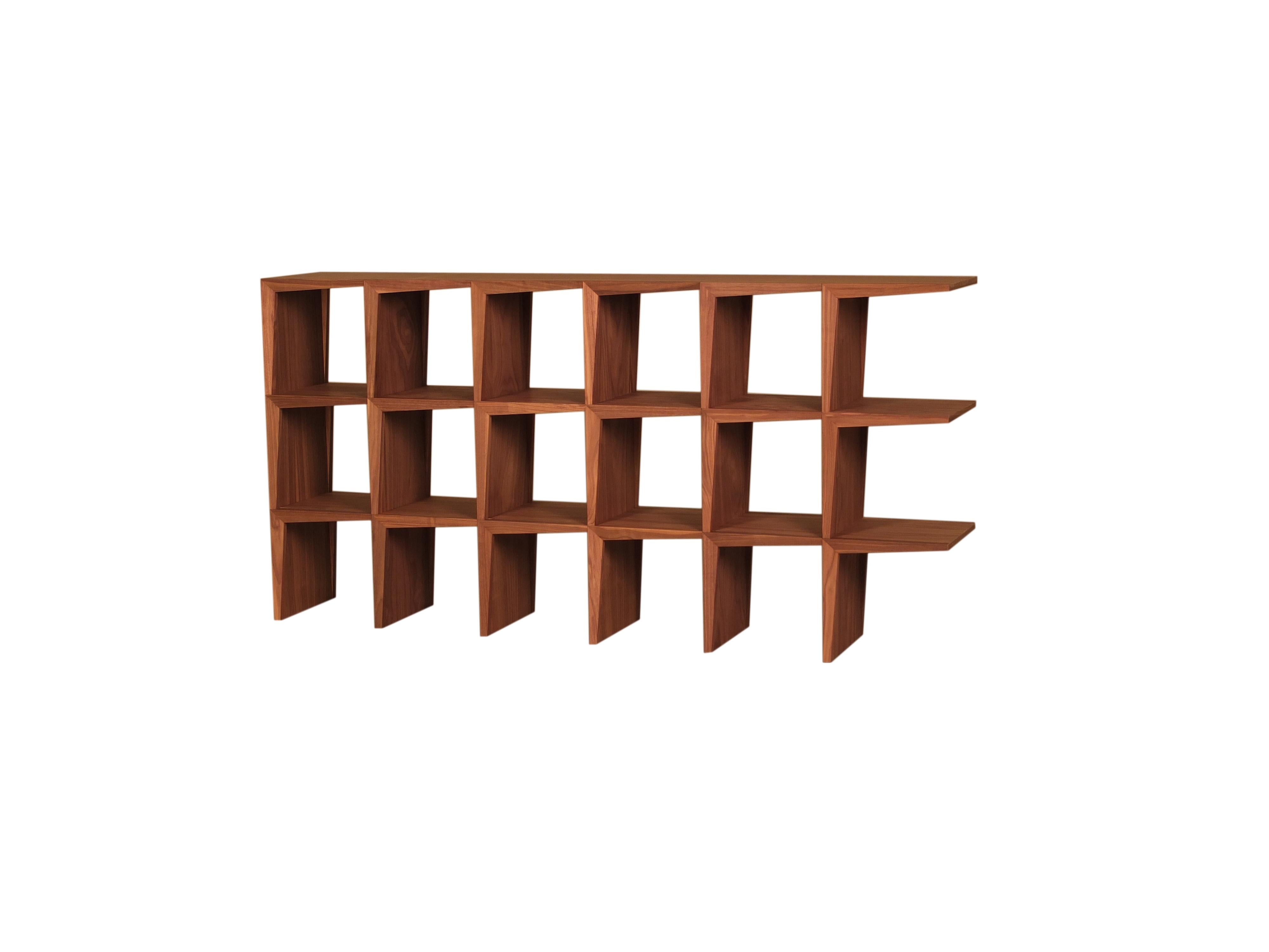 Kant, Freestanding Bookshelf Made of Canaletto Walnut Wood, by Morelato In New Condition In Salizzole, IT